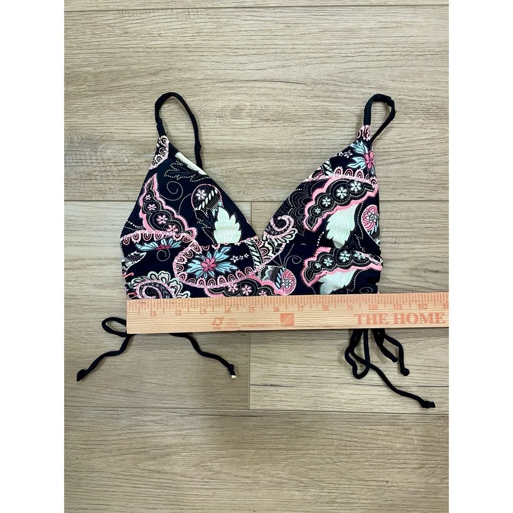Hobie Girls Part Your Swirl Midkini Hipster 2-Piece Swimsuit Bikini Size 12